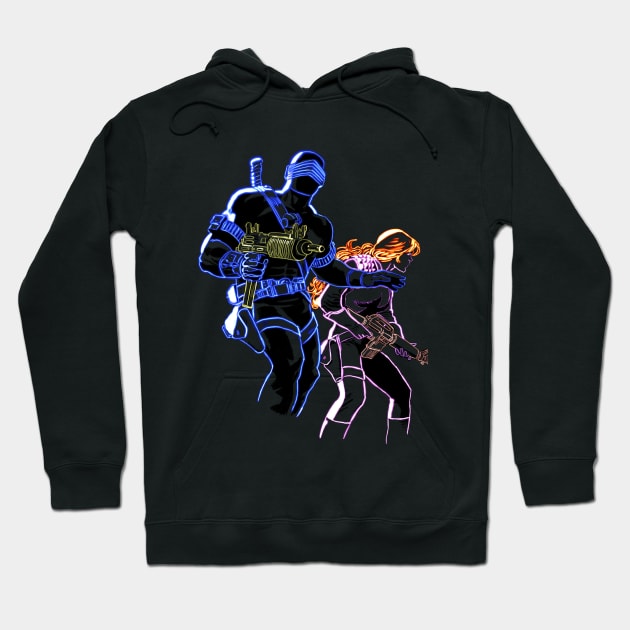 Cute Couple (transparent background) Hoodie by CaptainOceanSkydive